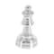 CosmoLiving by Cosmopolitan Silver Aluminum Traditional Chess Sculpture Set